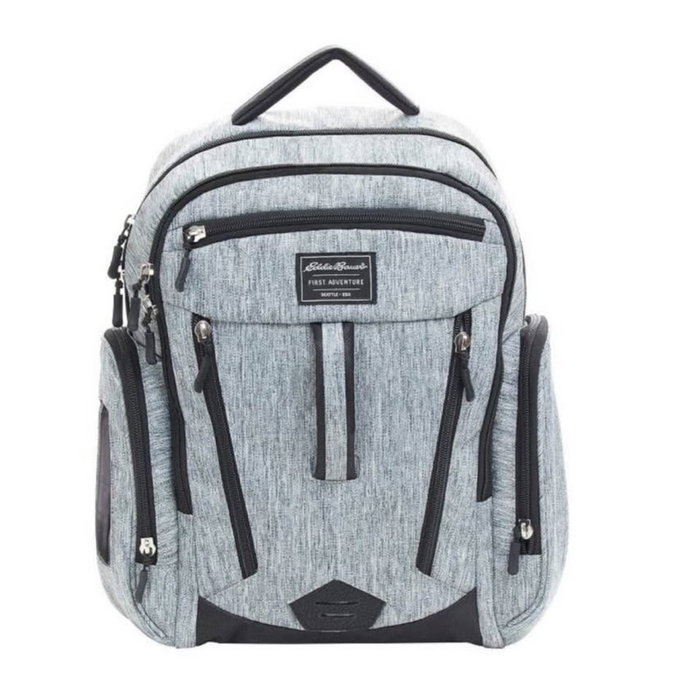 Eddie Bauer Rainier Gray Diaper Bag